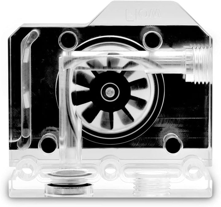 EKWB EK-Quantum Scalar GPU-Mounted Flow Indicator D-RGB Bottom-to-Top - Nickel