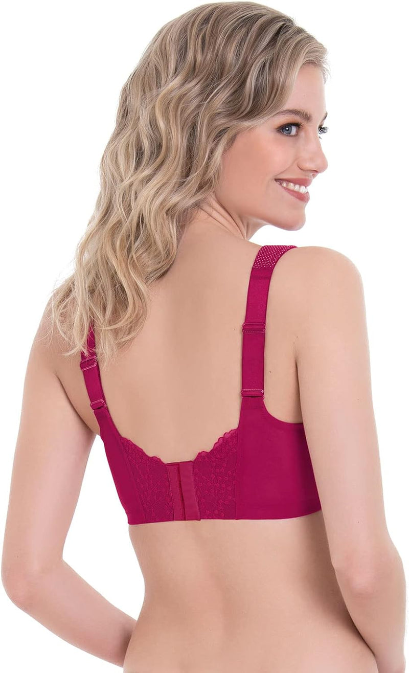 Anita - Orely - Damen - Entlastungs BH ohne Bügel - für grosse Cups 85F Cherry Red, 85F Cherry Red