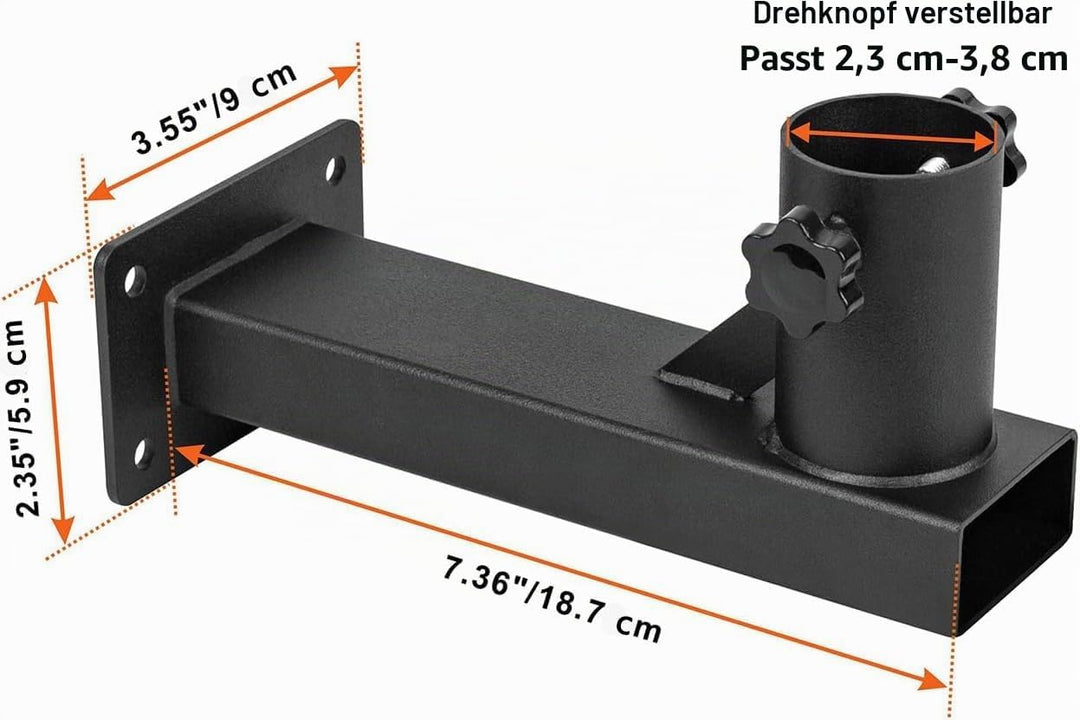 L Shaped Wall Bracket Mount, Satellite Dish Wall Mounting Bracket, Antenna Bracket Mount, Small Comp