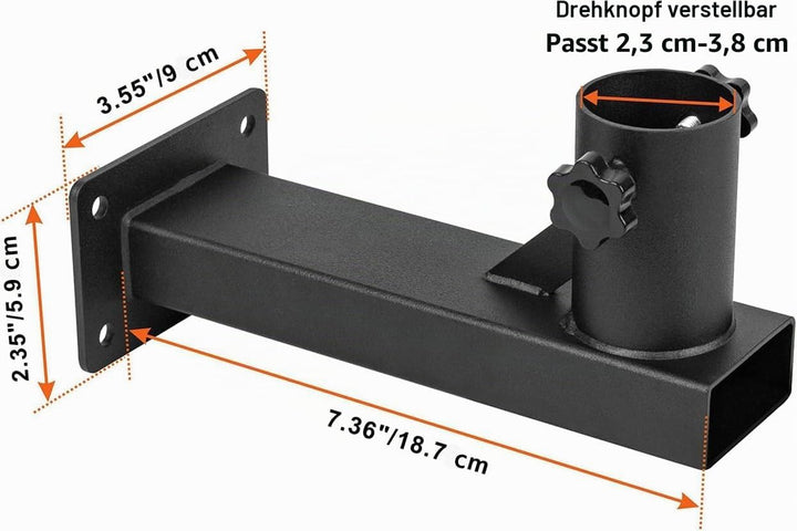 L Shaped Wall Bracket Mount, Satellite Dish Wall Mounting Bracket, Antenna Bracket Mount, Small Comp
