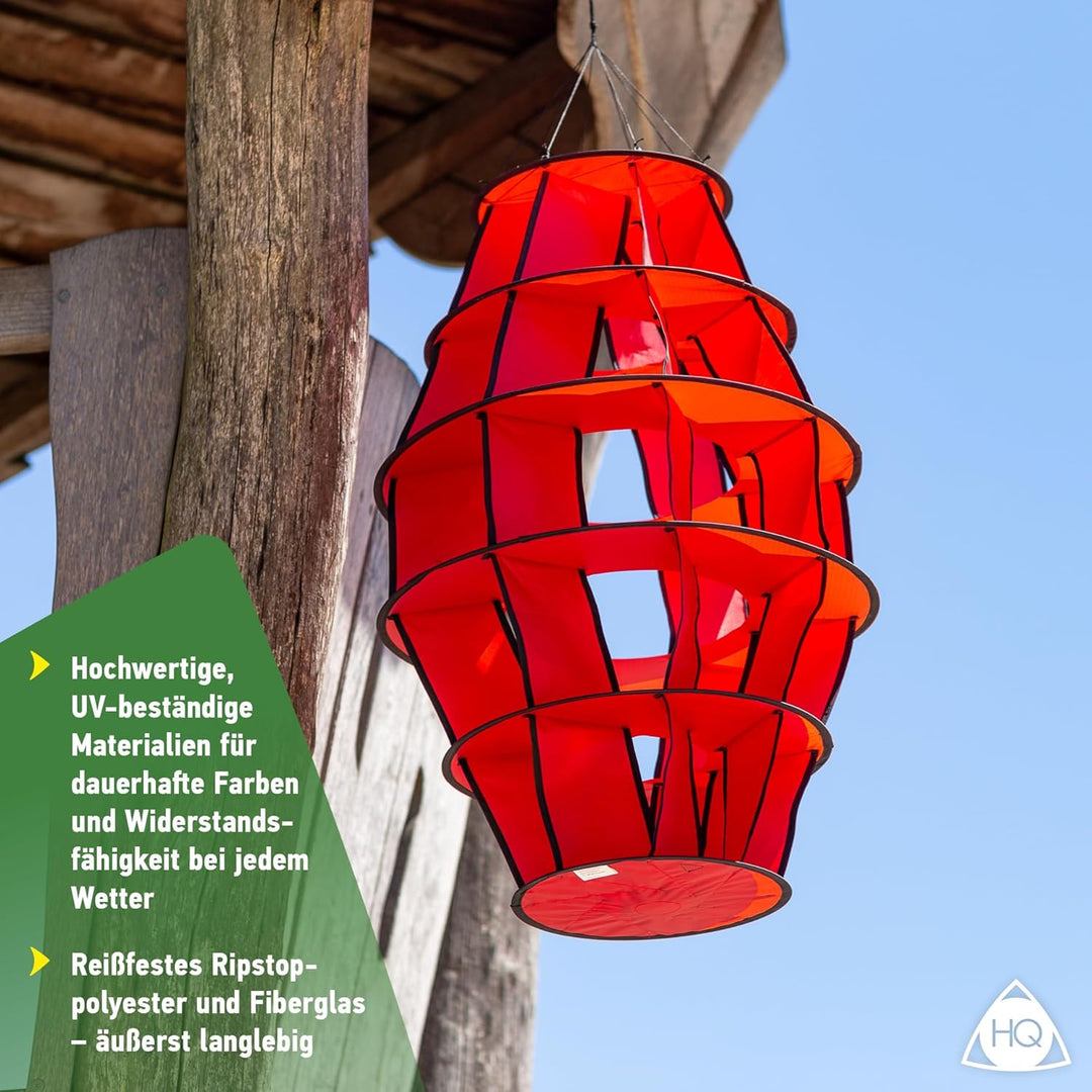 HQ Windspiration 110252 - Dreamcatcher, UV-beständiges und wetterfestes Windspiel - Länge: 75 cm, Ø:
