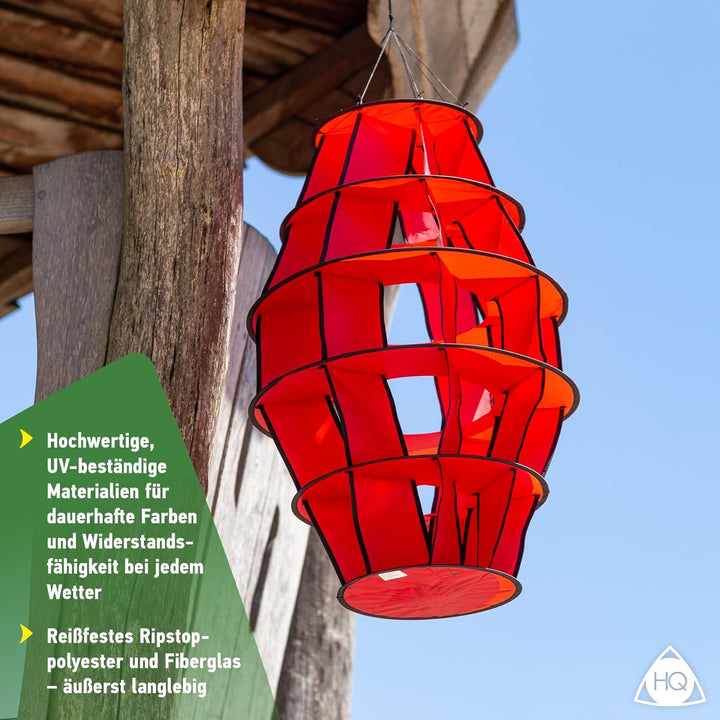 HQ Windspiration 110252 - Dreamcatcher, UV-beständiges und wetterfestes Windspiel - Länge: 75 cm, Ø: