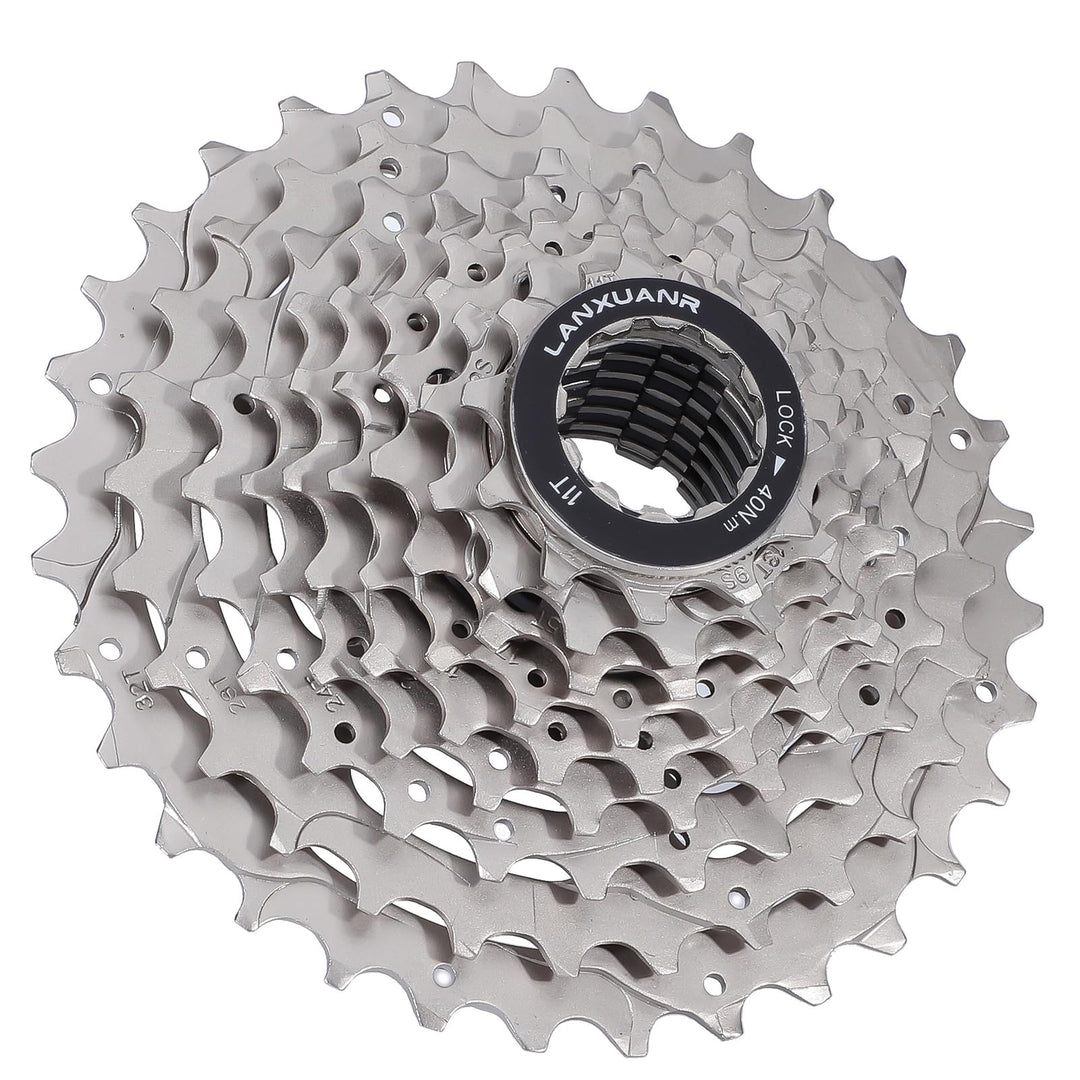 LANXUANR 9 Fach Fahrrad Kassetten ist für Mountainbikes und Rennräder geeignet. Superleicht 11-25T,