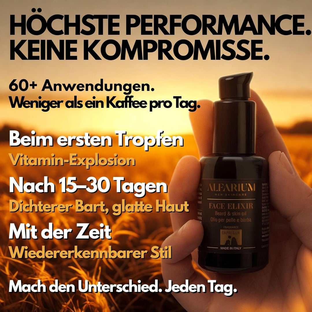 Bartöl Herren – Premium Bartpflege Öl Männer gegen Juckreiz, Bartschuppen & trockene Haut – Natürlic