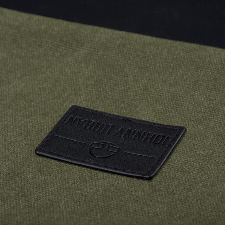 Johnny Urban Turnbeutel Damen &amp; Herren Grün Schwarz - Luke - Beutel Rucksack mit Kordelzug - Baumwol
