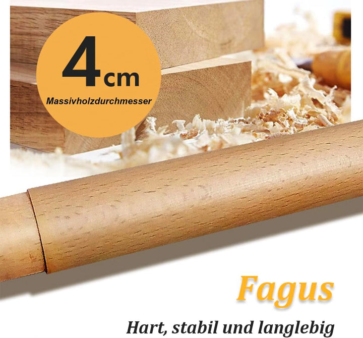 Parallettes calisthenics Holz Rutschfeste Liegestützgriffe, Premium Turnen und Calisthenics Equipmen