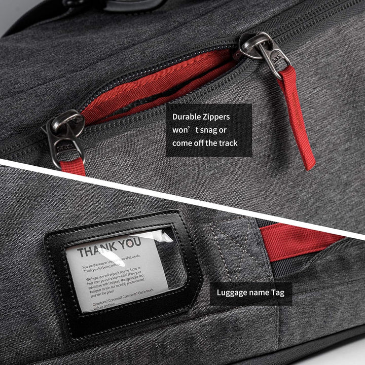 Unigear Skitasche Doppelt gepolstert, Snowboardtasche, Langlauf-Ski-Tasche für 1 – 2 Paar Ski 165/17