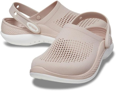 Unisex Literide 360 Clog, Pink Clay White