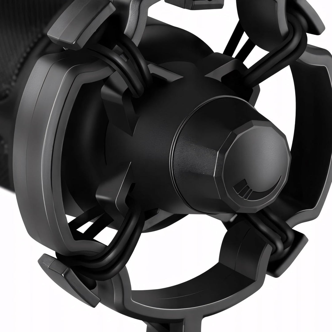 Retoo Gaming Mikrofon RGB, USB Mikrofon mit EIN-klick-Stummschaltfunktion, Rauschunterdrückung, Laut