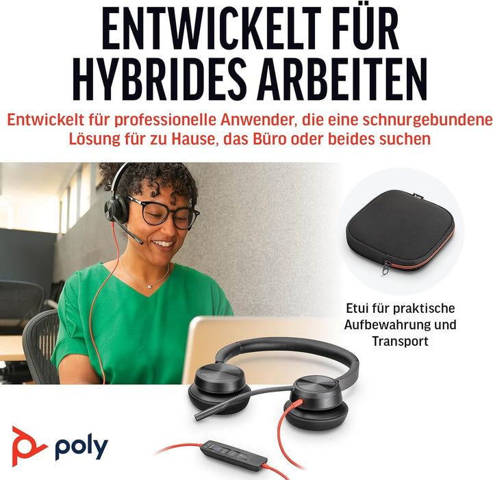Poly Headset Blackwire C8225 Teams USB-A/C etail