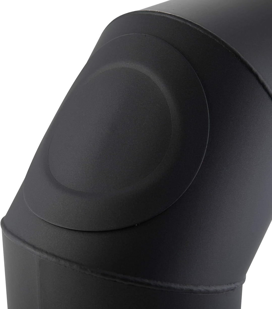 Kamino Flam 331829 Bogenknie mit Tür, Winkel von 90 Grad, Abgasrohr aus Stahl mit hitzebeständiger S