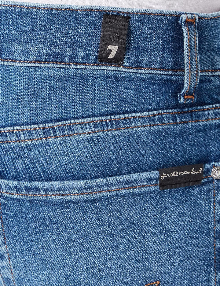 7 For All Mankind Herren Slimmy Stretch Tek Jeans 28W / 28L Mid Blue, 28W / 28L Mid Blue