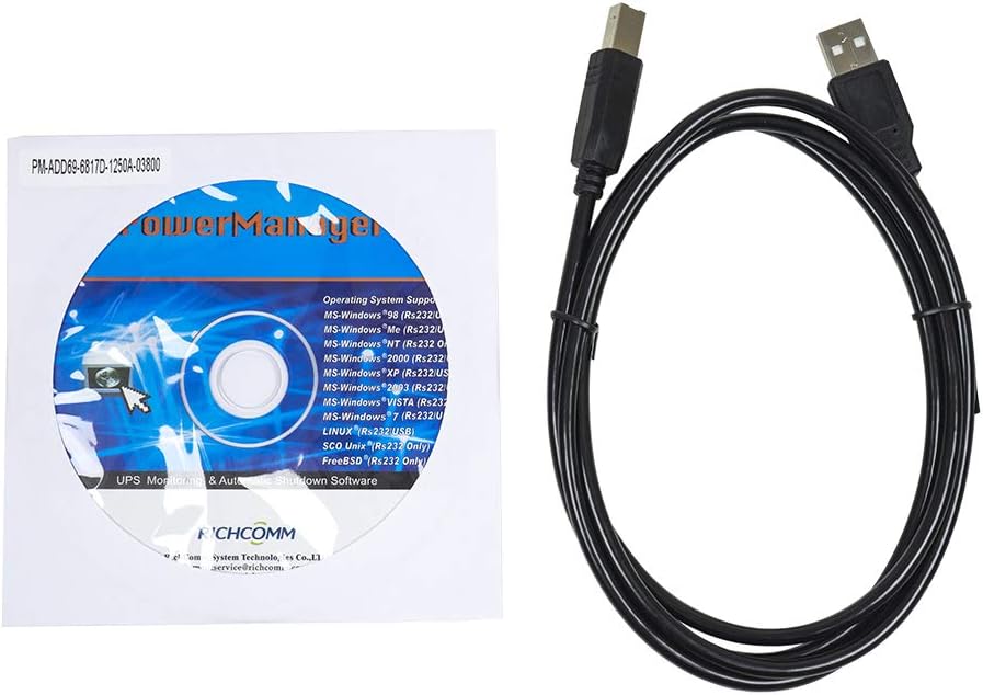 UPS SilverCloud SafePC 650AVR Power 360W LCD-Bildschirm PC-Überwachungssoftware