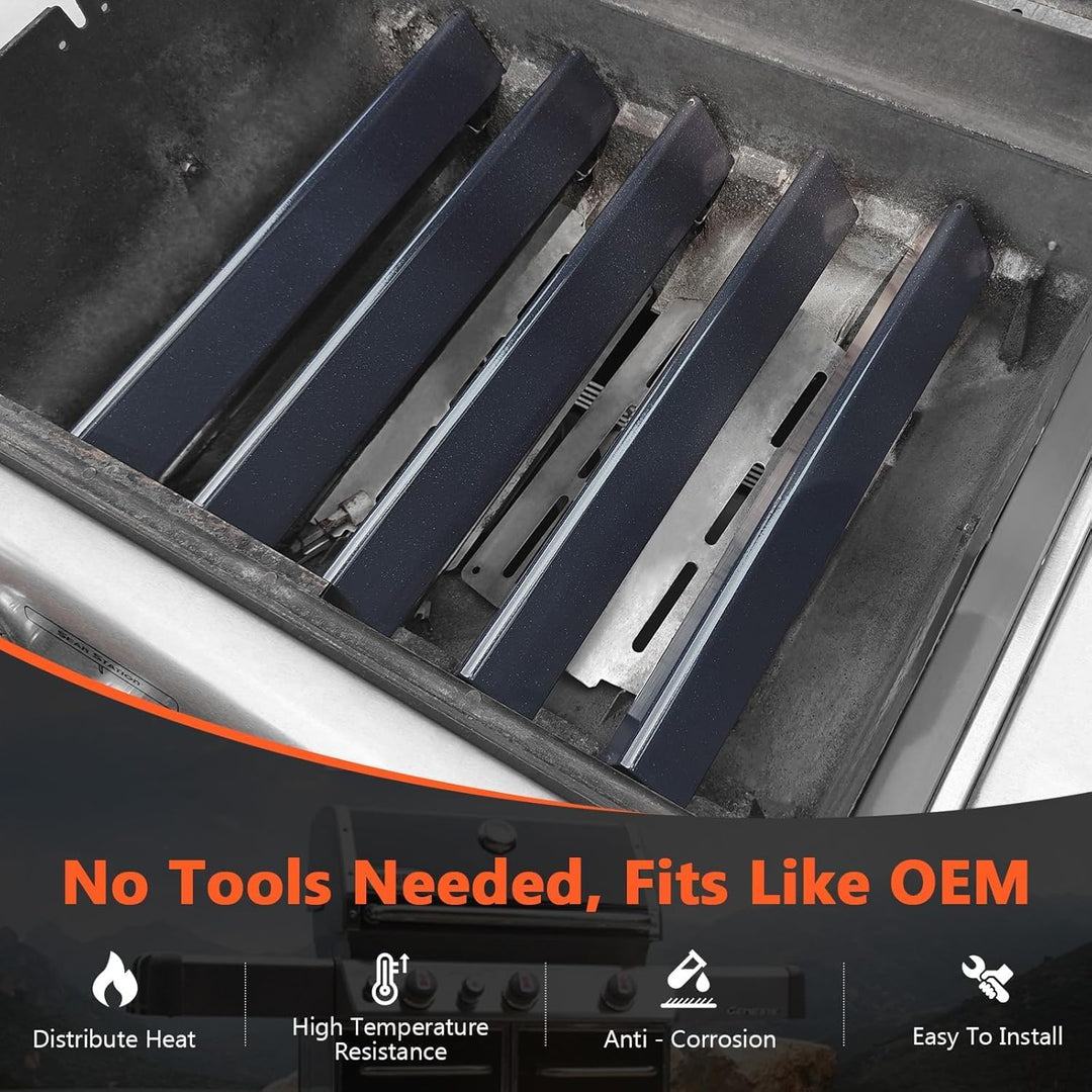 Denmay 7621 44,7cm Flavorizer Bars für Weber Genesis E310, E320, E330, S310, S320, S330 (mit vordere