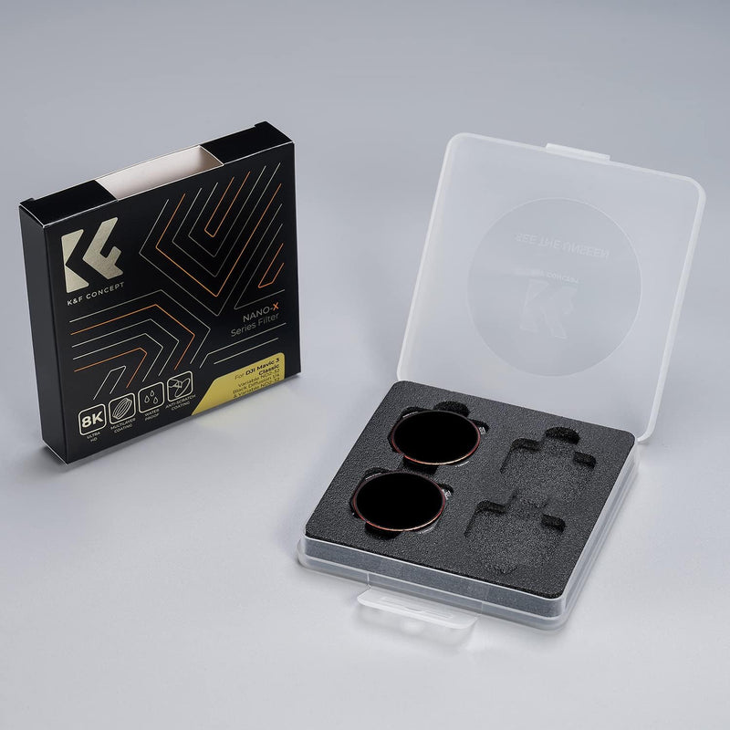 K&F Concept 2 in 1 Filtersets,ND2-32 Filter, Black-Mist 1/4&ND2-32 Filter Kompatibel mit DJI Mavic 3