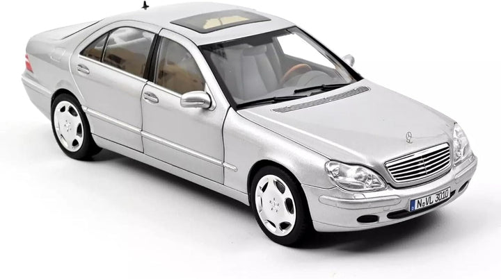 Norev Mercedes S600 S-Klasse W220 1998 Silber Modellauto 1:18