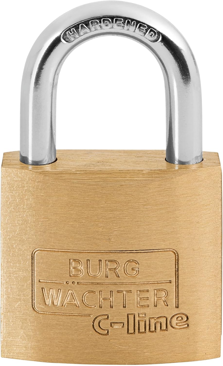 Burg Wächter Vorhängeschloss, 4er-Set, 5 mm Bügelstärke, 4 Schlüssel, Quadro 222 30 SB, QUADRO 222 3