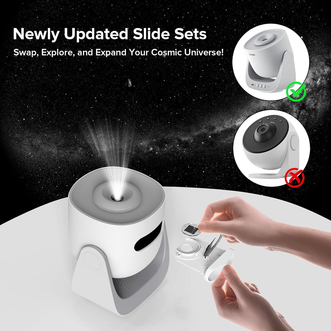 YUNRAY Sternenhimmel Projektor Scheiben - Ultra HD Discs Set, kompatibel mit YUNRAY Galaxy Lite Star