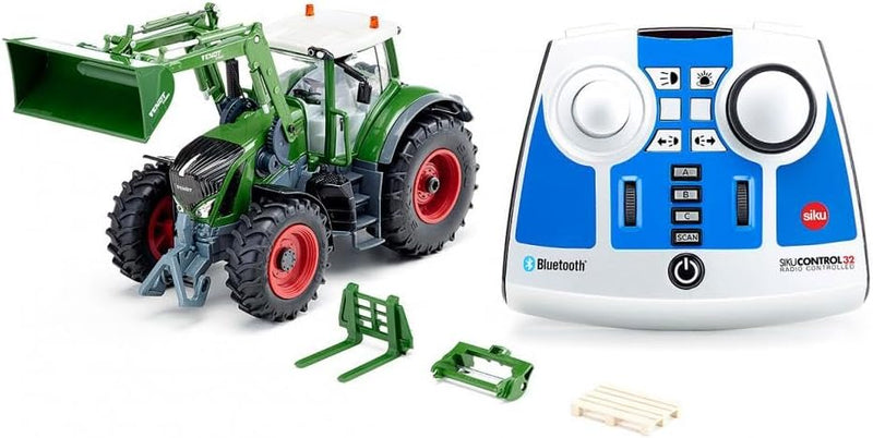 siku 6796, Fendt 933 Vario Traktor mit Frontlader, Grün, Metall/Kunststoff, 1:32, Ferngesteuert, Ink