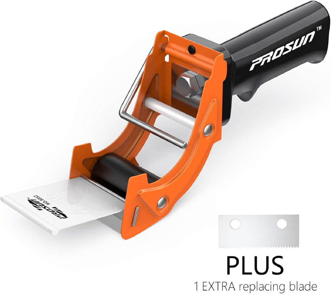 Packband Handabroller Professioneller Klebebandabroller mit stabilem Metallrahmen, Sicherheitsklinge