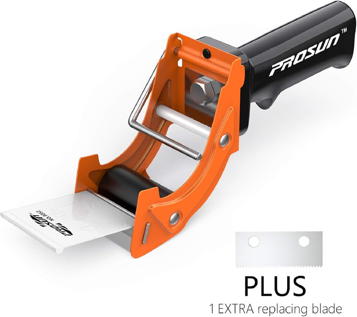 Packband Handabroller Professioneller Klebebandabroller mit stabilem Metallrahmen, Sicherheitsklinge