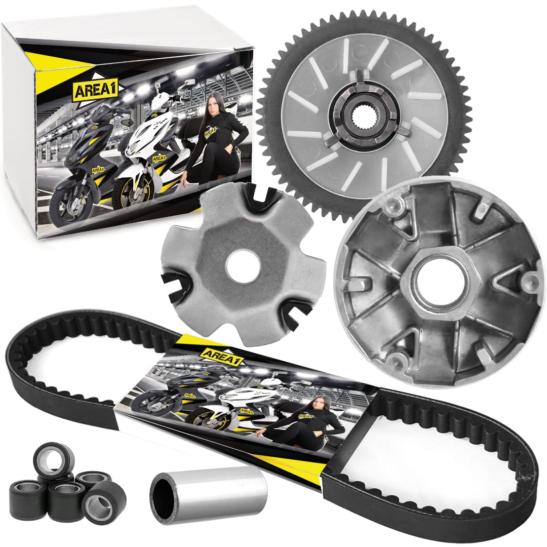 Area1 Ersatz Variomatik mit Keilriemen kompatibel mit Kymco 2-Takt 50ccm kompatibel mit Kymco Agilit