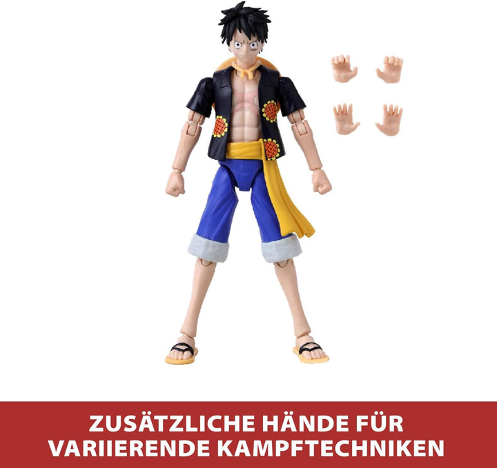 BANDAI – Anime Heroes – One Piece – Anime Heroes Figur 17 cm – Monkey D. Ruffy Dressrosa - 37007 Ruf