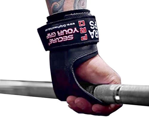 Cobra Grips V2 Lifting Griffe Gewicht Versa Handschuhe Alternative Power PRO, Anthrazitleder, PRO, A