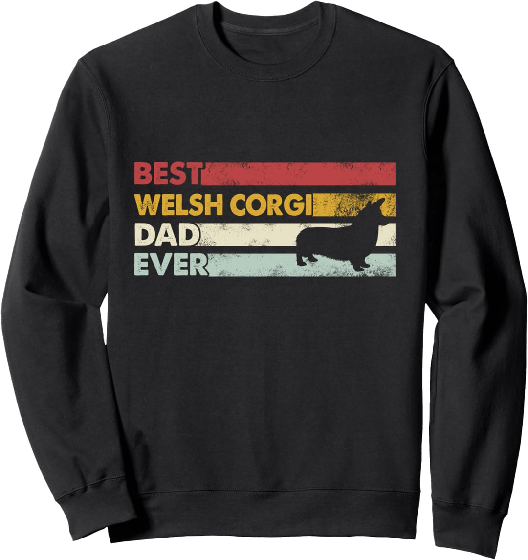 Bester Hundevater aller Zeiten - Pater Welsh Corgi Sweatshirt