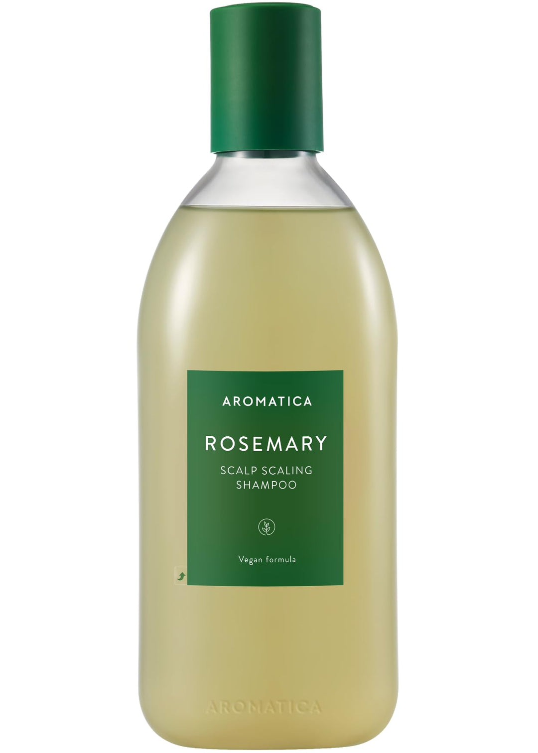 AROMATICA Schrubbendes Shampoo mit Rosmarin Veganes – Entfernt abgestorbene Zellen aus den Poren der