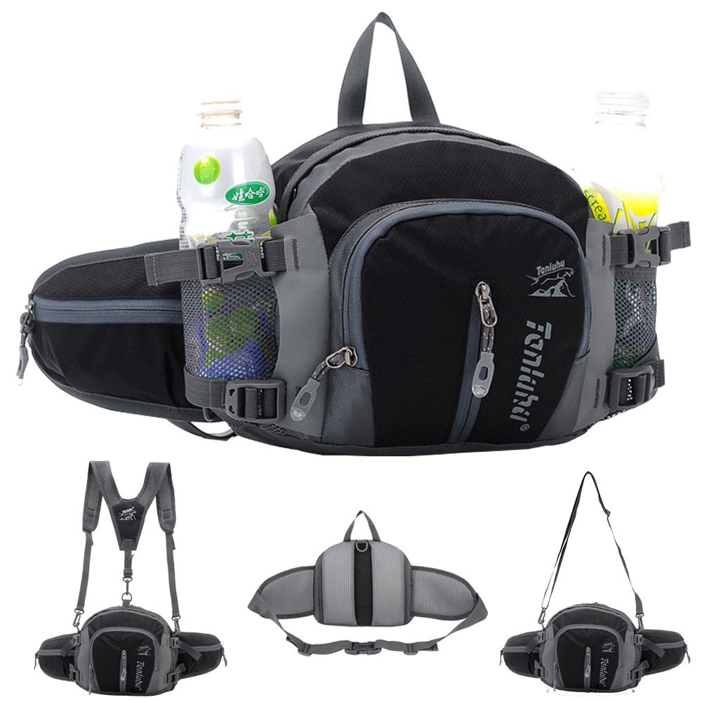 multifunktionale Militärstil Canvas-Pack Gürteltasche Wasser Widerstand Fanny Packungen mit Flaschen
