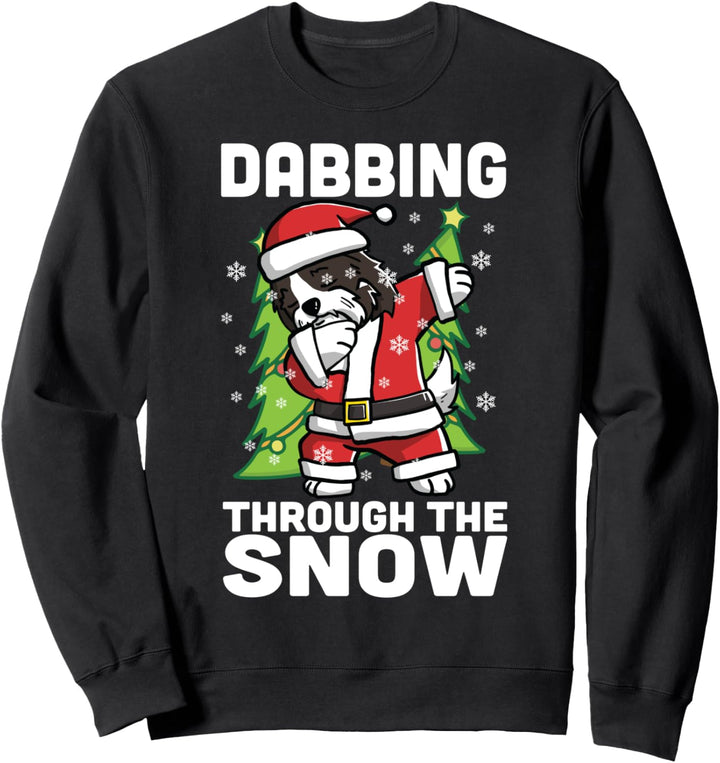Dabbing Through The Snow Havaneser Weihnachten Hund Sweatshirt