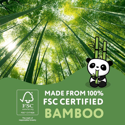 The Cheeky Panda Toilettenpapier aus Bambus - 48 Rollen mit je 200 Blatt - 3-Lagig - Hypoallergen -