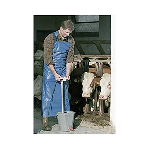 Melk- und Waschschürze blau 80 x 120