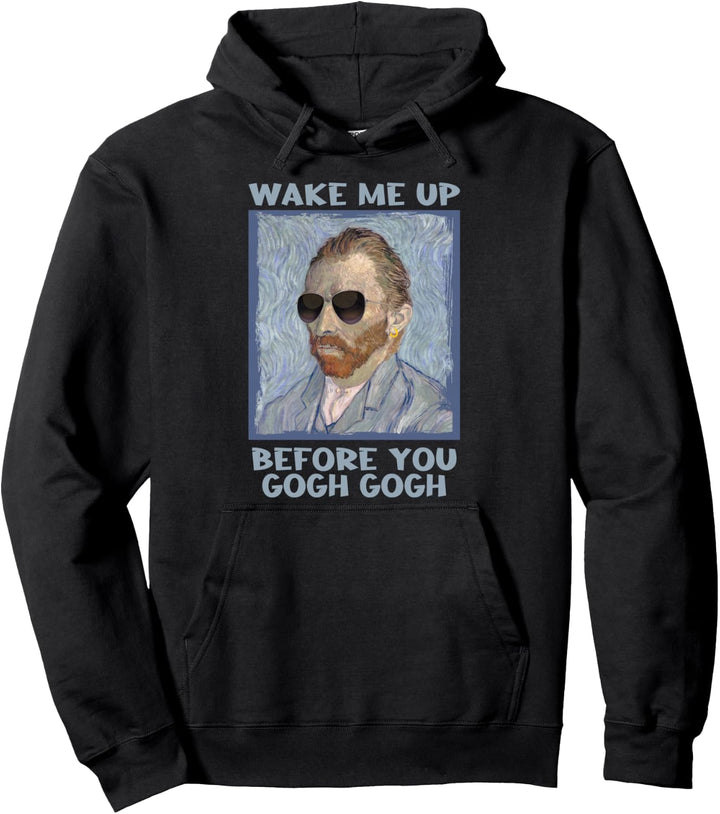Artsy Van Gogh Meme for Men Design for Artist Men Pullover Hoodie