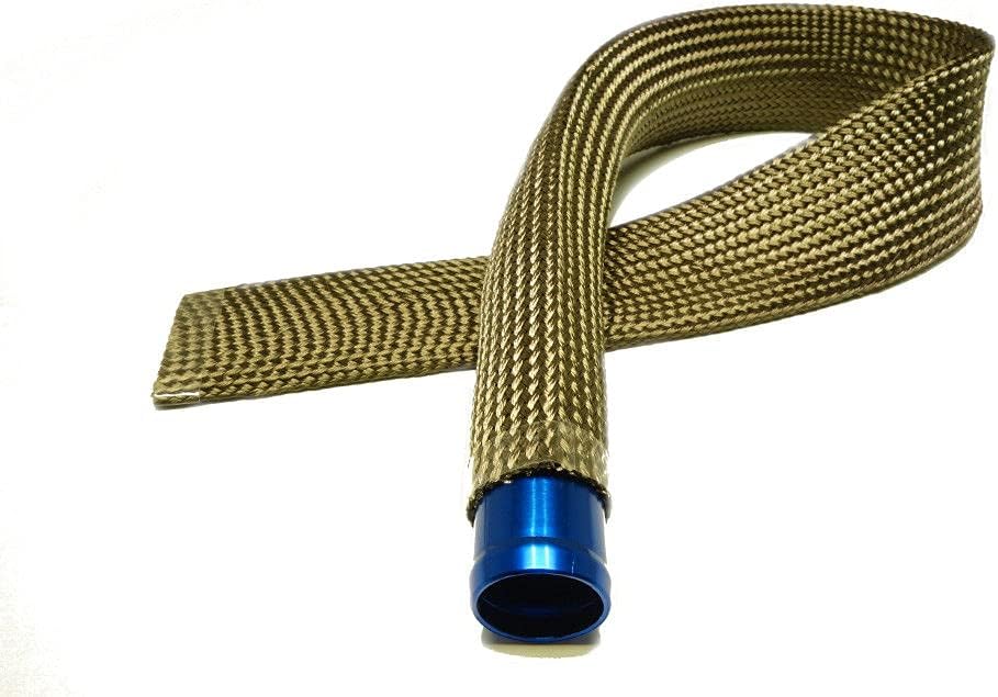 1m Kevlar Titan Hitzeschutzschlauch ID 25mm *** Heat Sleeve Thermoschutz Isolierschlauch Kabelschutz