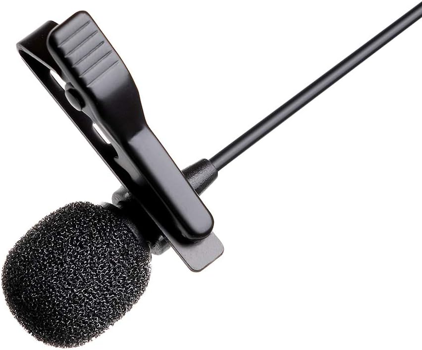 Nicama LVM1-XL XLR Lavalier Ansteckmikrofon, XLR Revers Lavalier Mikrofon Interview-Mikrofon für Can