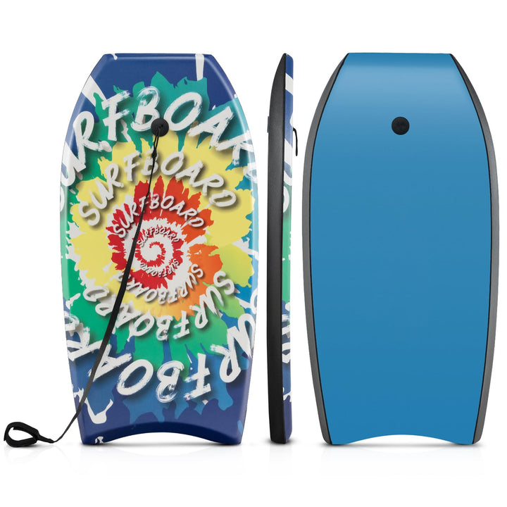 COSTWAY Bodyboard für Kinder, Surfbrett mit EPS-Kern, XPE-Deck, HDPE-Unterseite & Handgelenkschlaufe