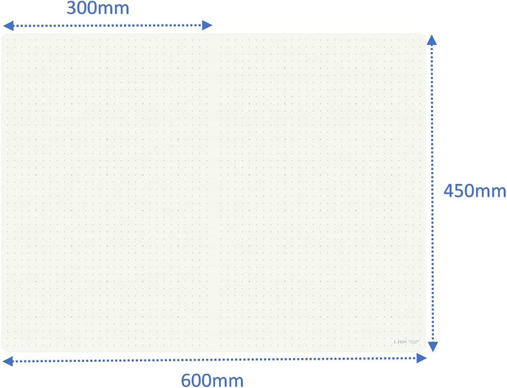 Hansa Schneidematte Cut Mat 2seitig schwarz/weiss, 60 x 45 cm (A2), faltbar