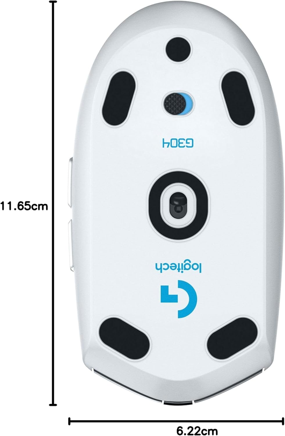 Logitech G305 LIGHTSPEED kabellose Gaming-Maus mit HERO 12K DPI Sensor, Wireless Verbindung, 6 progr