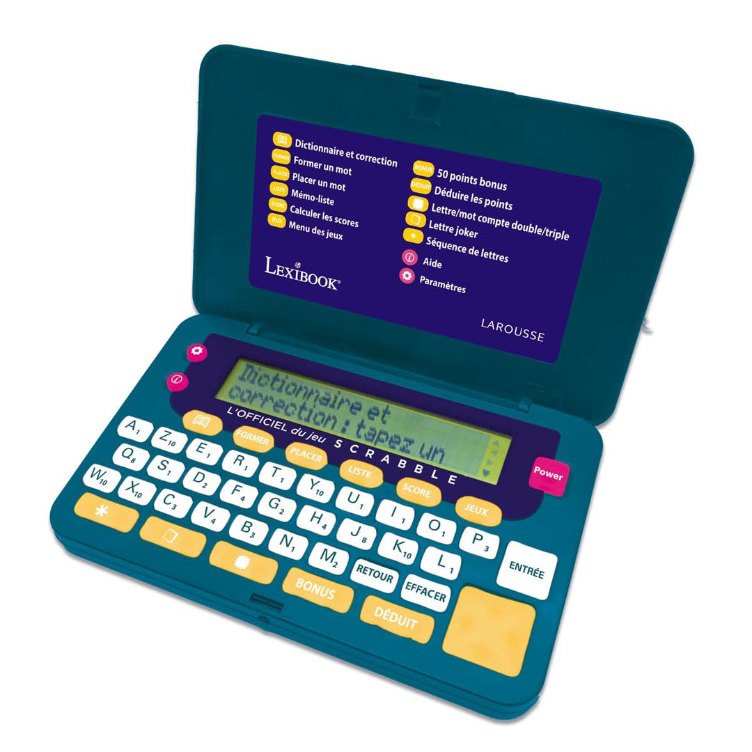 Lexibook Offizielles elektronisches Scrabble-Wörterbuch ODS9, Larousse FISF, ergonomisches Format, g