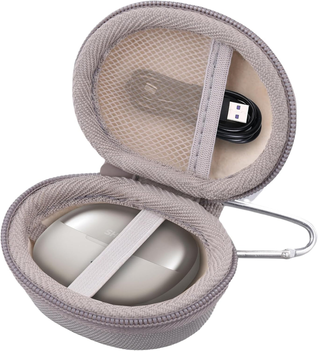 Aenllosi für SHOKZ OpenDots ONE Open-Ear-Kopfhörer, Hartschalen-Reiseetui zum Schutz, Clip-On-Ohrhör