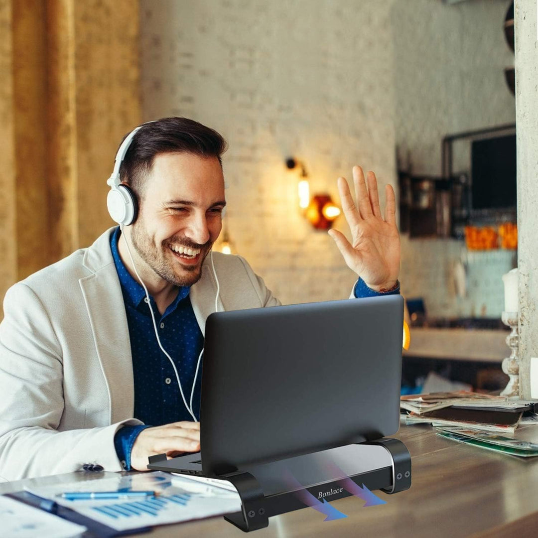 Geschenk für Männer Laptopständer Laptop Ständer - Ergonomisch Aluminium Computerständer PC Halter L