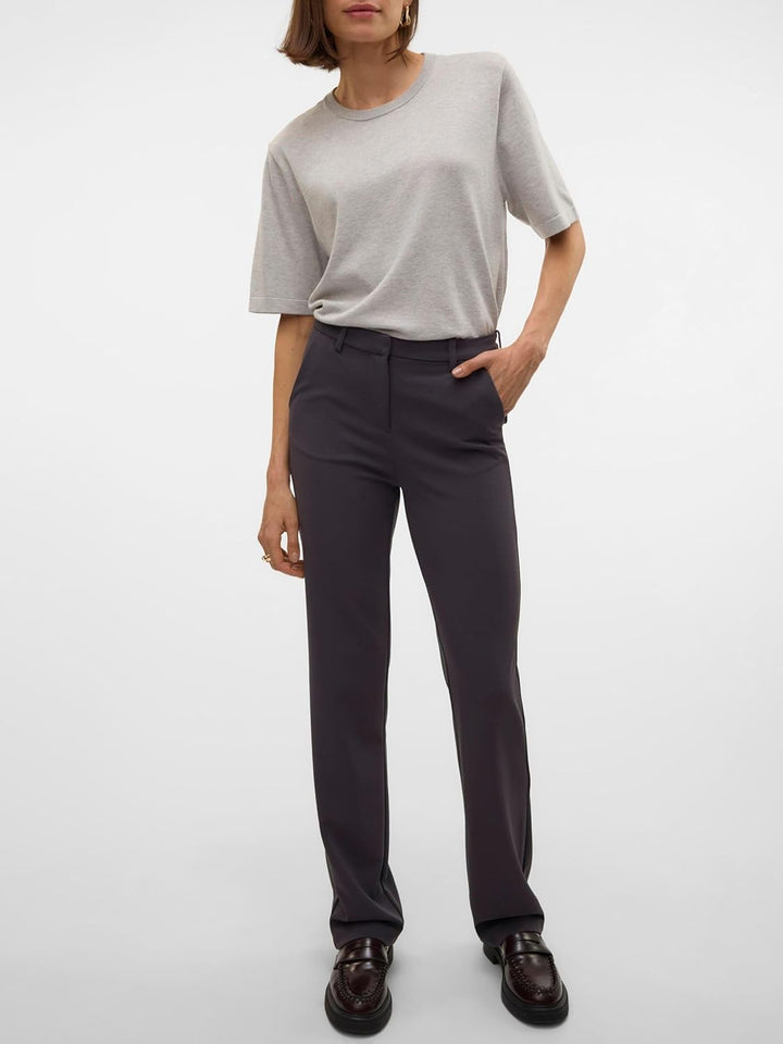 Vero Moda Female Hose VMZAMIRA Mittlere Taille Hose XS / 32L Obsidian, XS / 32L Obsidian