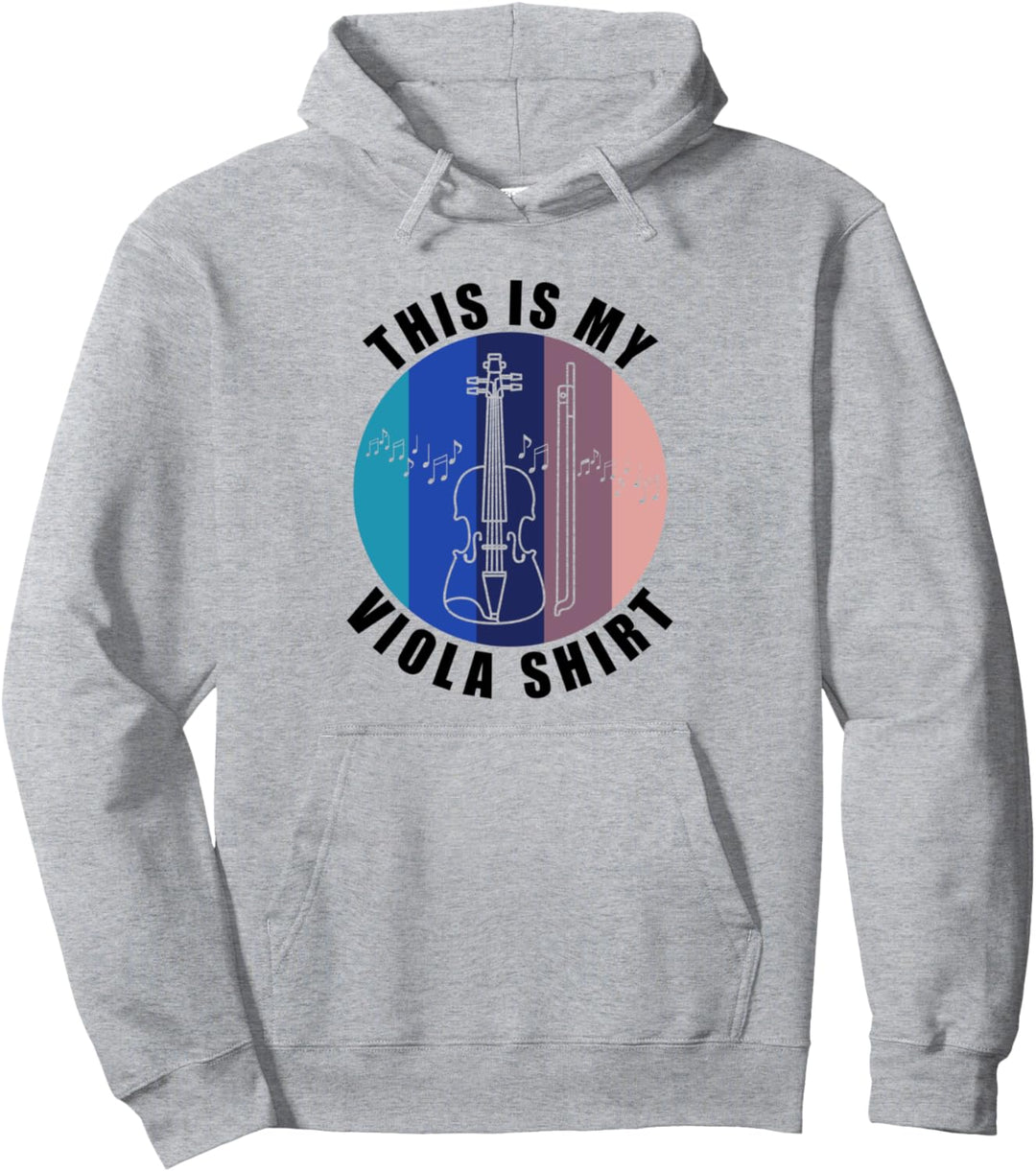 Bratsche Musik Noten Musiker Orchester Bratschist Pullover Hoodie