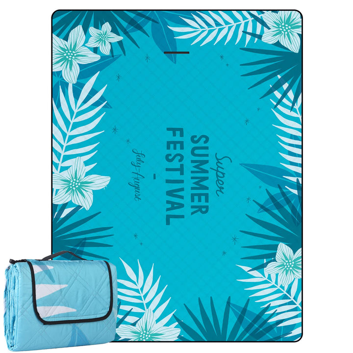 DEWUR Picknickdecke wasserdicht waschbar, Stranddecke Sandfrei XXL Campingdecke Strandmatte isoliert