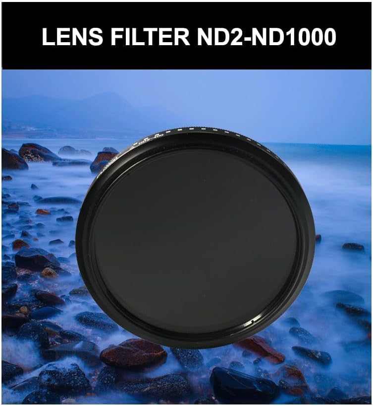 Digital Nc Premium-Filter mit Variabler Neutraldichte (ND2-ND1000), kompatibel mit Sony a6700 (40,5