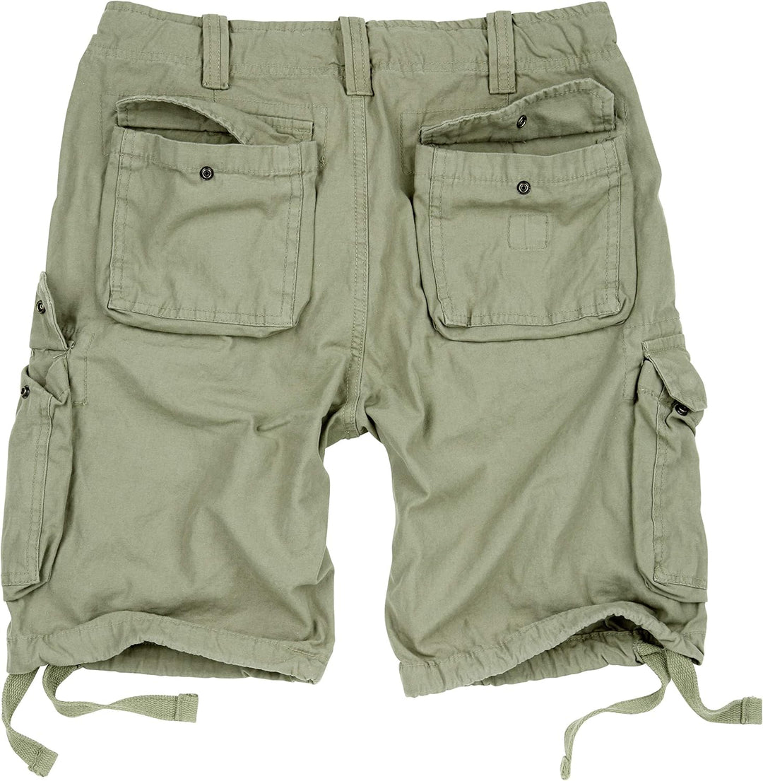 Surplus Raw Vintage Airborne Herren Cargo Shorts S Oliv Light, S Oliv Light