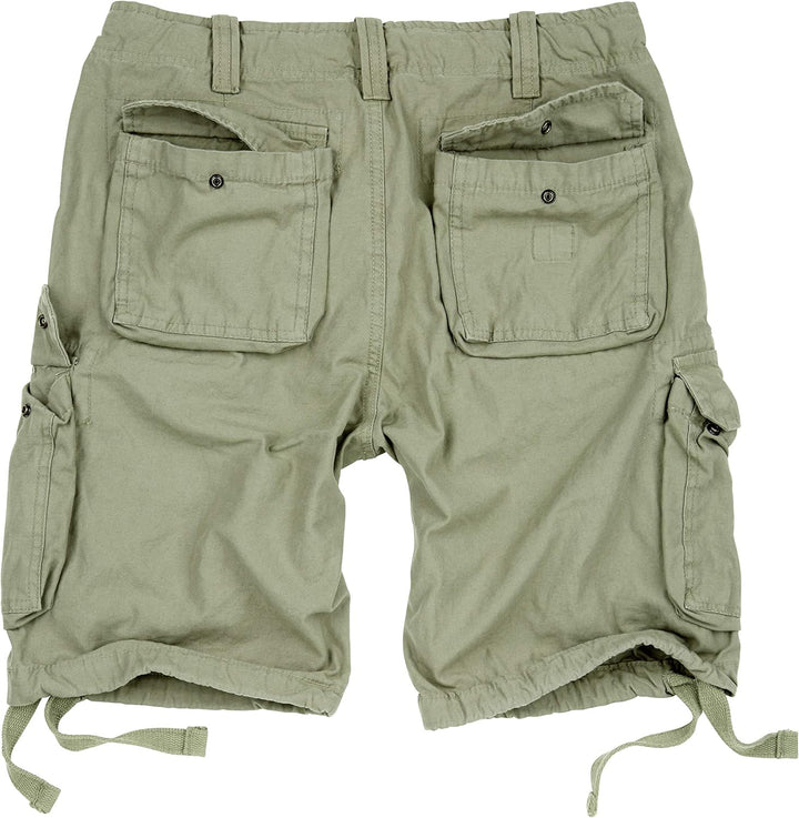 Surplus Raw Vintage Airborne Herren Cargo Shorts S Oliv Light, S Oliv Light