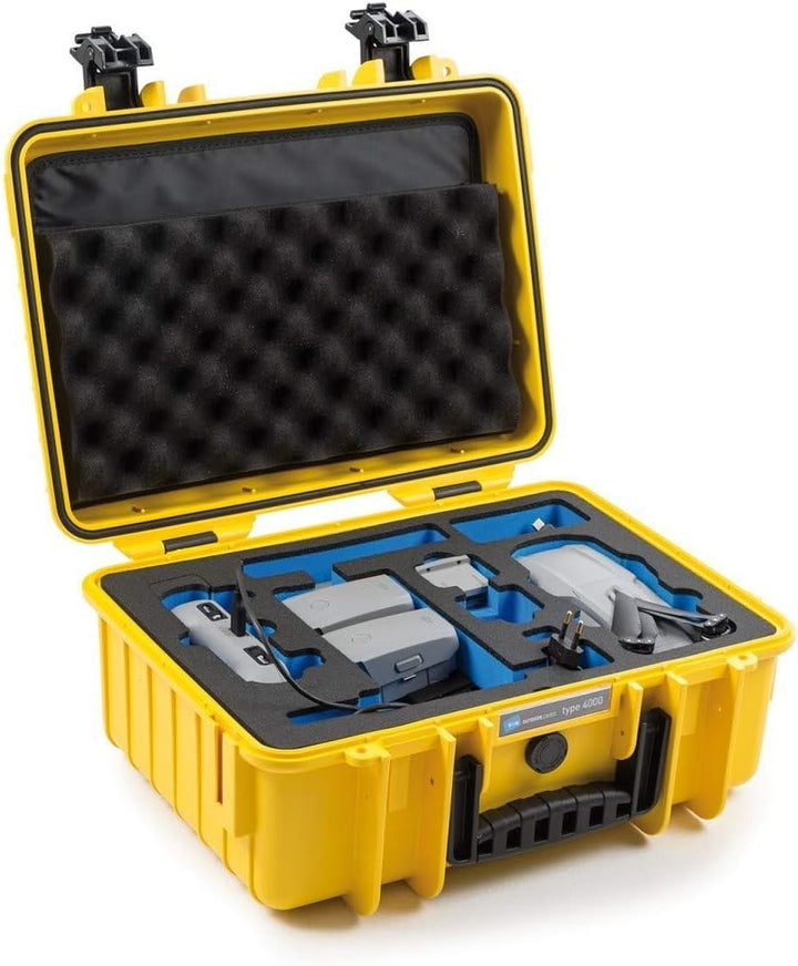 B&W Outdoor.Cases DJI Mavic Air 2 / Air 2S + Smart Controller Gelb 420x325x180 (Typ 4000), DJI Mavic